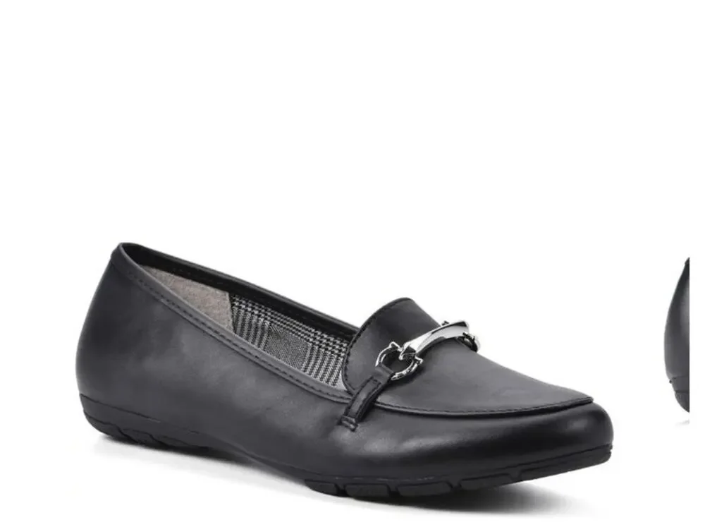 New Cliffs By White Mountain Sip On Loafer Black 7M